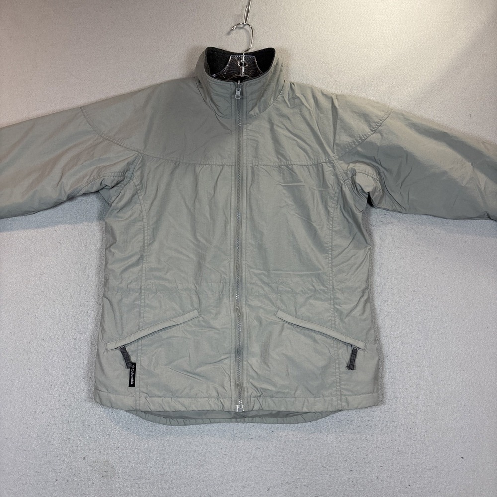 Columbia Core Interchange Liner Jacket Womens M‎ Gray Windbreaker Lightweight